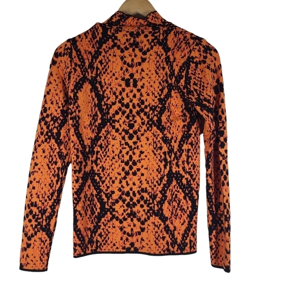 NWT River Island Snake-Print Highneck Top sz 6 - Picture 8 of 8